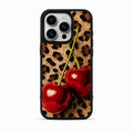 UNIIIV CHERRY WILD LUXE LEOPARD CASE