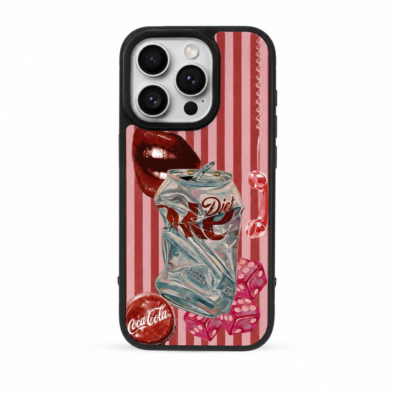 UNIIIV CHERRY COLA GLAM CASE