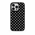 NOIR POLKA PHONE CASE