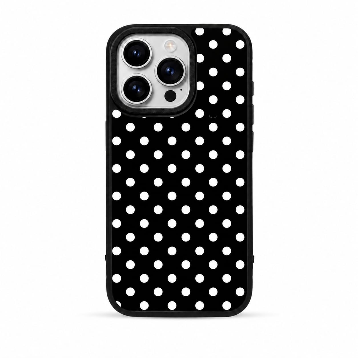 NOIR POLKA PHONE CASE