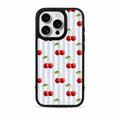 UNIIIV PINK CHERRY BLOSSOM STRIPE PHONE CASE
