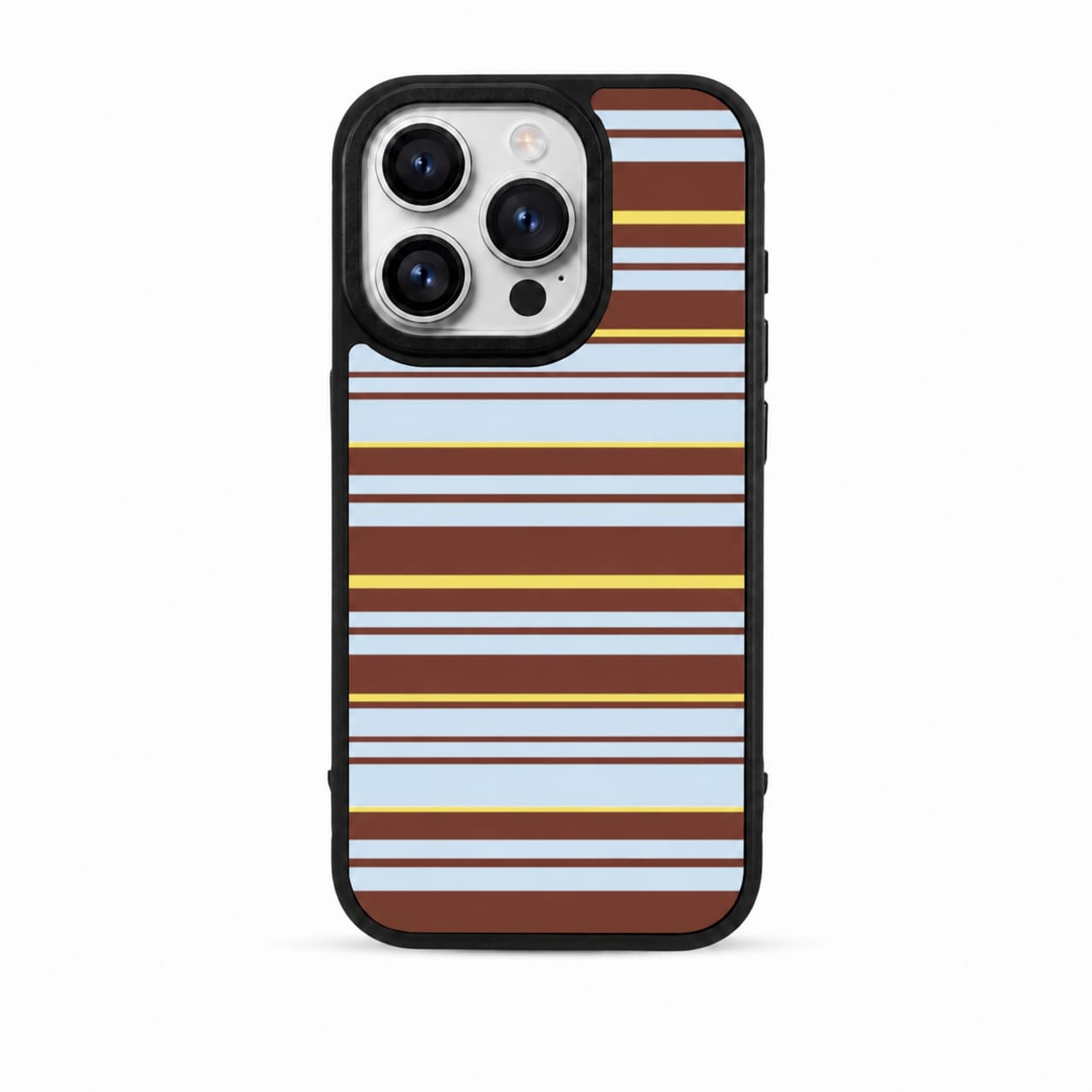 UNIIIV CAFE HORIZON STRIPE PHONE CASE