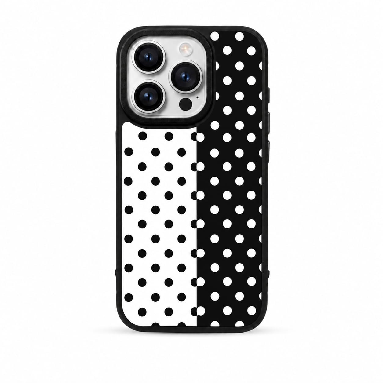 UNIIIV YIN & YANG POLKA PHONE CASE
