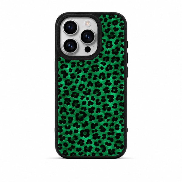 UNIIIV EMERALD MINI LEOPARD LUXE PHONE CASE
